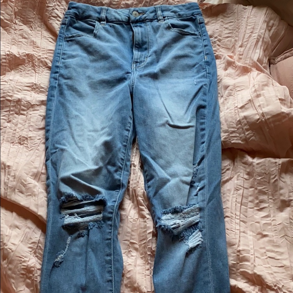 American Eagle curvy highest rise jeggings